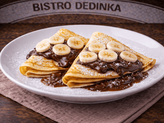 Palacinky s nutellou a banánom