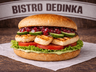 Halloumi burger