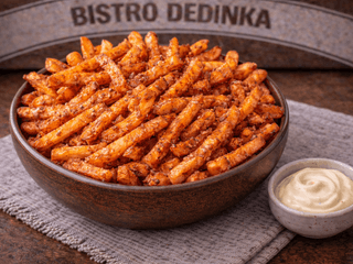 Chrumkavé chorizo fries