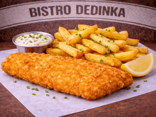 Fish & Chips + omáčka