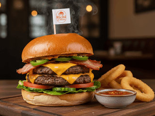 Jalapeño smash burger