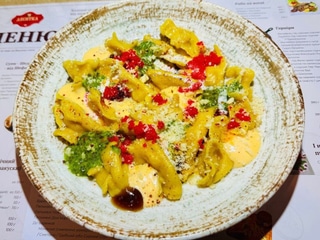 Від Шефа ! Вареники з креветками ( Гьодзе ) 