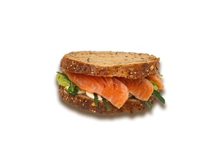 Salted Salmon Sandwich