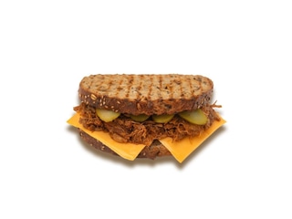 Slow-Cooked Pulled Chicken Sandwich