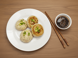 Pan-Fried Pork Buns