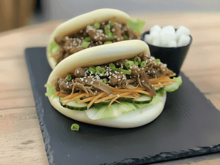 Bao sandwiches "Chicken Teriyaki"