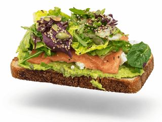 Тост з лососем