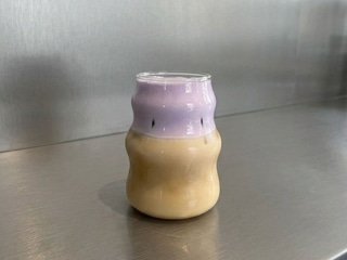 lavender cream latte