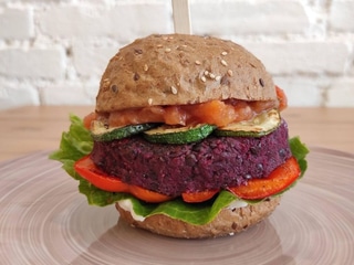 Čočkový burger