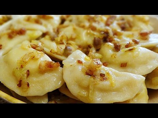 Домашні вареники з картоплею