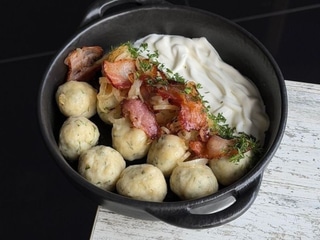 Солоні ліниві вареники