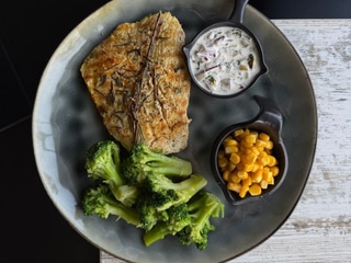 Стейк з індички з брокколі 