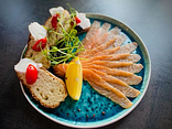 Лосось м/с з крем сиром та хрустким багетом