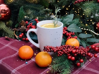 Чай мандарин-розмарин