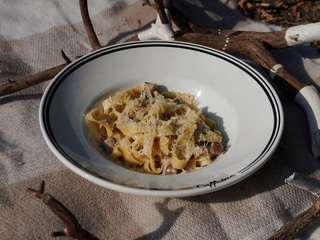 Фетучіні з грибами 