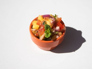 Ananasové pico de gallo