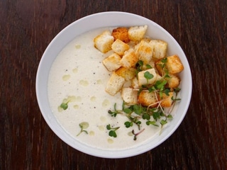 Сирний суп (з куркою/креветкою)