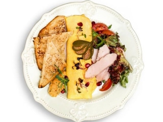 Французький омлет з куркою су-від