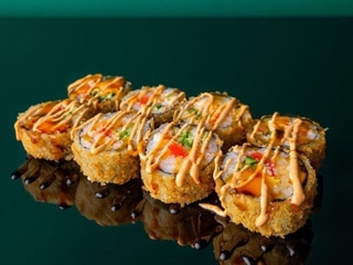 Tempura losos teriyaki 8ks