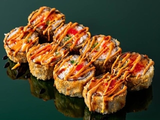 Tempura kreveta & losos 8ks