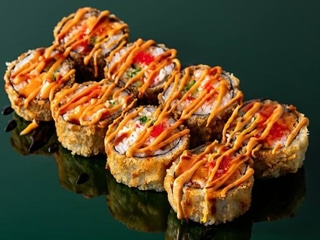 Tempura losos & krab 8ks