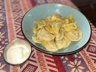 Вареники з м'ясом