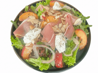 Салат з пармою та грушою