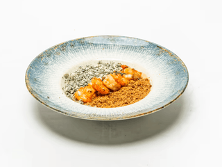Risotto with tiger shrimps and Dor Blue  cheese