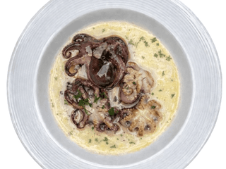 Baby octopus in creamy sausе