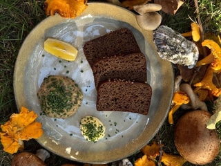 Matias herring forshmak with a mushroom twist