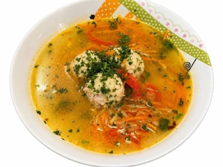 Soup with fish balls
