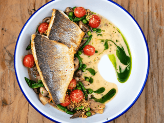 Sea bass "mushroom port"