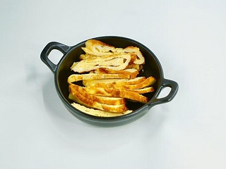 Extra sliced egg omelette