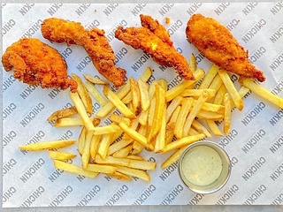 4x strips - kids menu