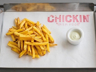 Medium French Fries with tartar sauce