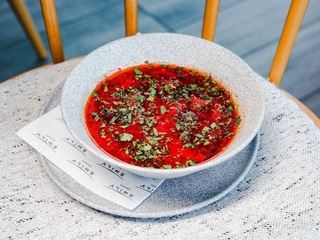 БОРЩ З ГРИБАМИ І КВАСОЛЕЮ