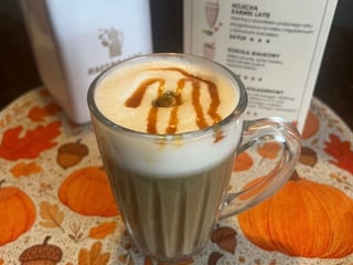 Hojicha Karmel Latte