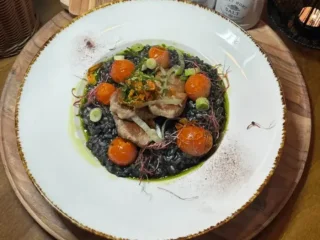 Risotto so sépiami a bravčovou panenkou – Novinka