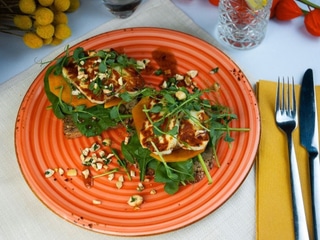 Kanapka z grillowanym halloumi