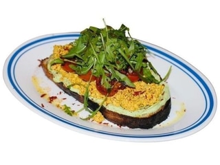 Tofu Scramble Breakfast Toast