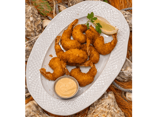 Krewetki w panierce z sosem aioli–kimchi