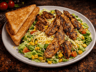 1. Šalát s kuracím mäsom