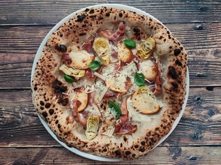 Pizza PANCETTA E CARCIOFI