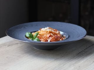 TAGLIATELLE ALL’AMATRICIANA