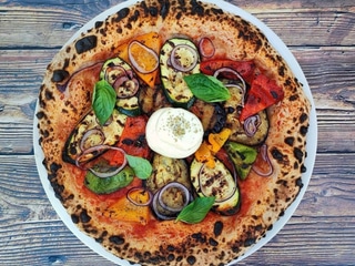 Pizza BURATA E VERDURE GRIGLIATE