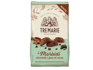 Ciastka kakaowe z kawałkami czekolady I Morbidi Tre Marie 300g