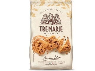 Tre Marie Frolla con Caramello Salato e Cioccolato – kruche włoskie ciasteczka z solonym karmelem i czekoladą 315g
