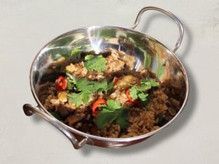 Рис WOK з гострою свининою