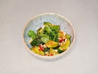 Smashed Cucumbers