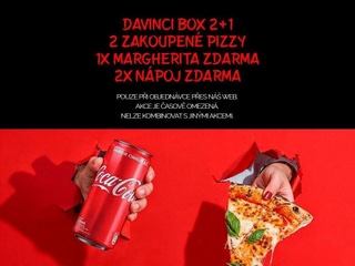 DAVINCI BOX 2+1 a 2x nápoj jako dárek 🎁
